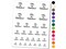 70 & Fabulous Birthday Celebration Temporary Tattoo Water Resistant Fake Body Art Set Collection